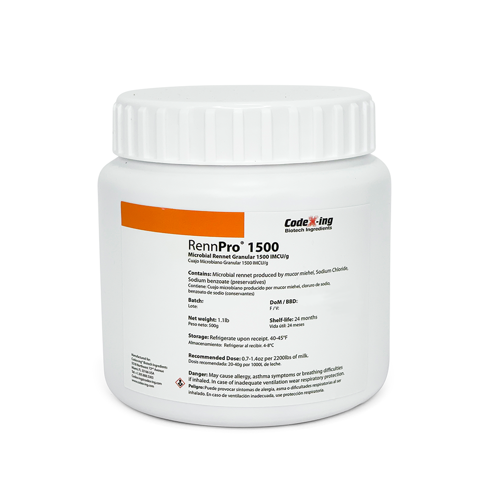 Microbial Rennet Granular 1500 IMCU/g (Cuajo)